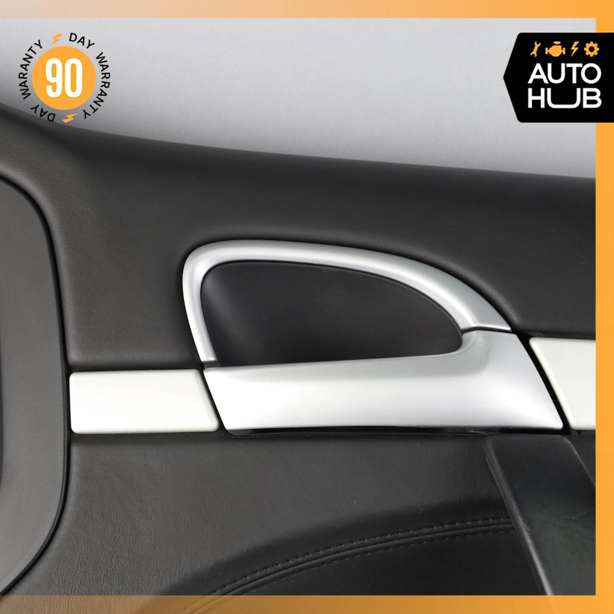 03-06 Porsche Cayenne 955 Turbo Front Right Side Interior Door Panel Black OEM - photo 6