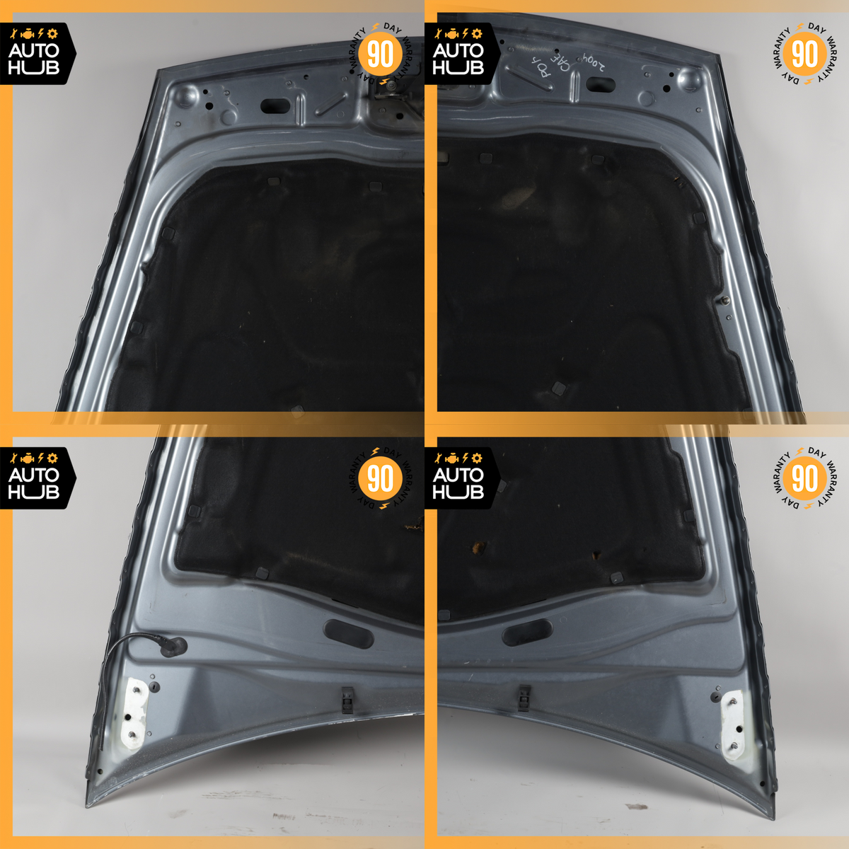 03-10 Porsche Cayenne 955 Turbo Hood Panel Assembly Gray OEM - photo 18