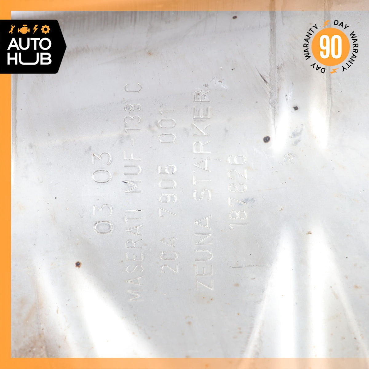 02-07 Maserati Spyder 4200 M138 Exhaust Mid Pipe Center Resonator Silencer 61k - photo 5