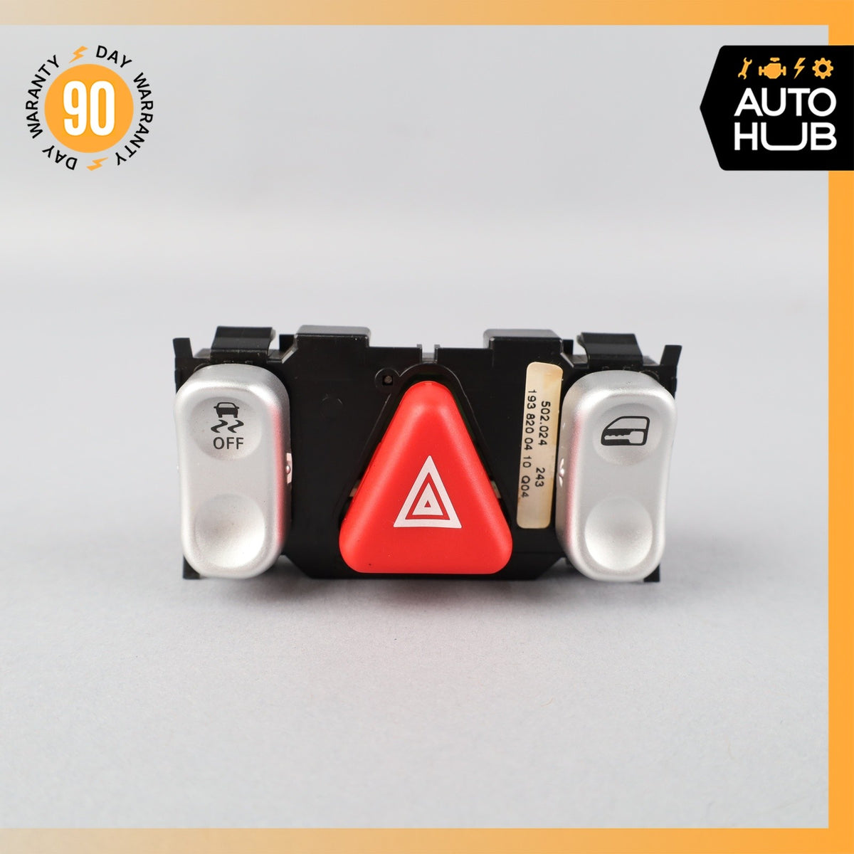 04-08 Chrysler Crossfire Door Lock Emergency Light Traction Switch Button OEM - photo 2