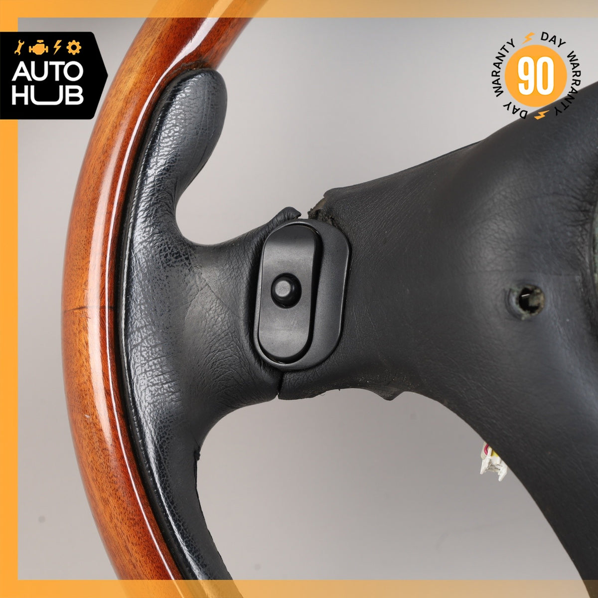 03-13 Maserati Quattroporte M139 Steering Wheel Mahogany Wood Black OEM 84k - photo 16