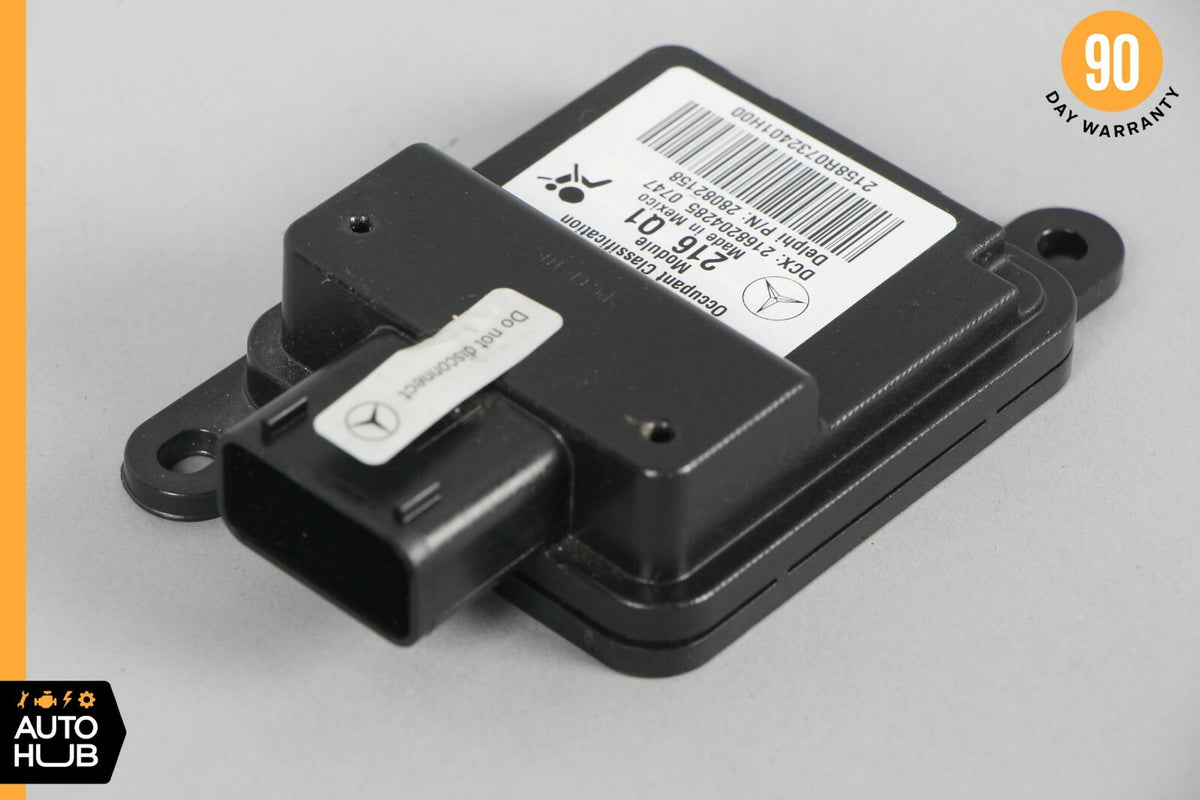 07-10 Mercedes W216 CL600 CL550 Seat Occupancy Module Right Passenger 2168204285 - photo 2
