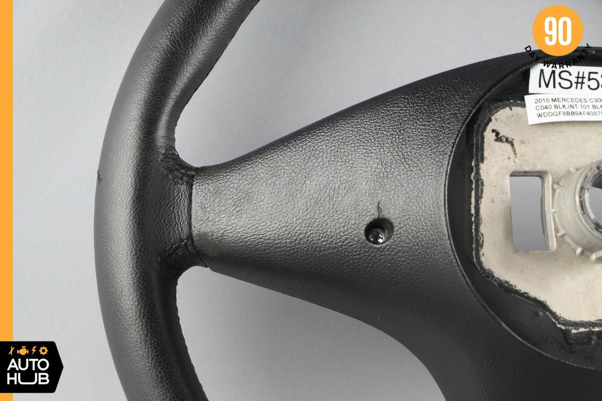08-11 Mercedes W204 C250 C300 Driving Steering Wheel Black 2044600102 OEM - photo 11