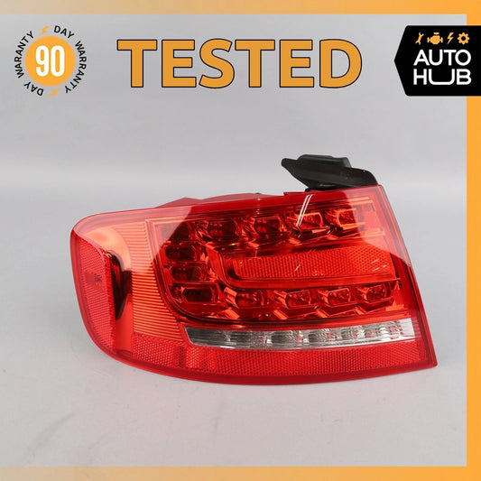 09-12 Audi B8 A4 S4 Rear Left LED Outer Taillight Tail Light Lamp 8K5945095L OEM - photo 1