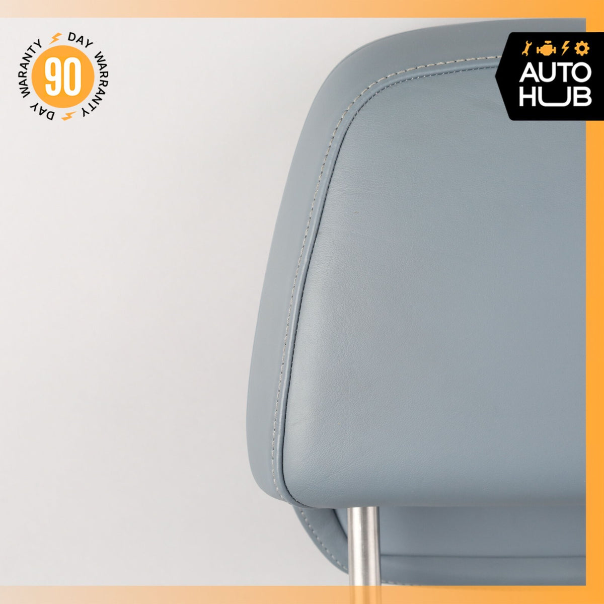 11-14 Porsche Cayenne 958 Turbo Front Left Driver Headrest Head Rest Blue OEM - photo 7