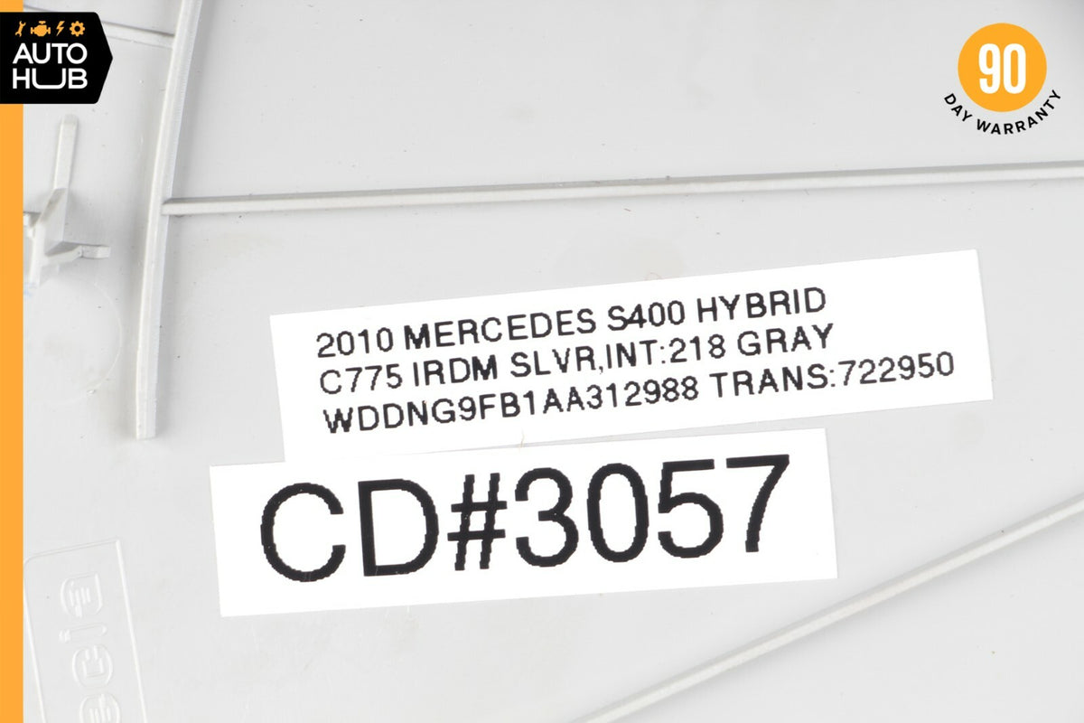 07-13 Mercedes W221 S400 S550 Interior Dashboard Dash Trim Cover Left Gray OEM - photo 7