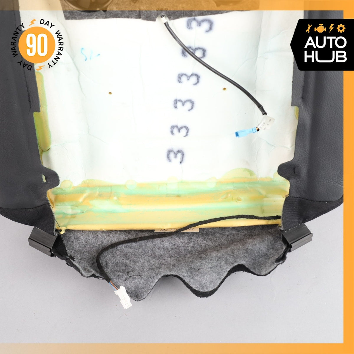 12-14 Mercedes W218 CLS550 Top Upper Seat Cushion Front Right Side Black OEM - photo 15