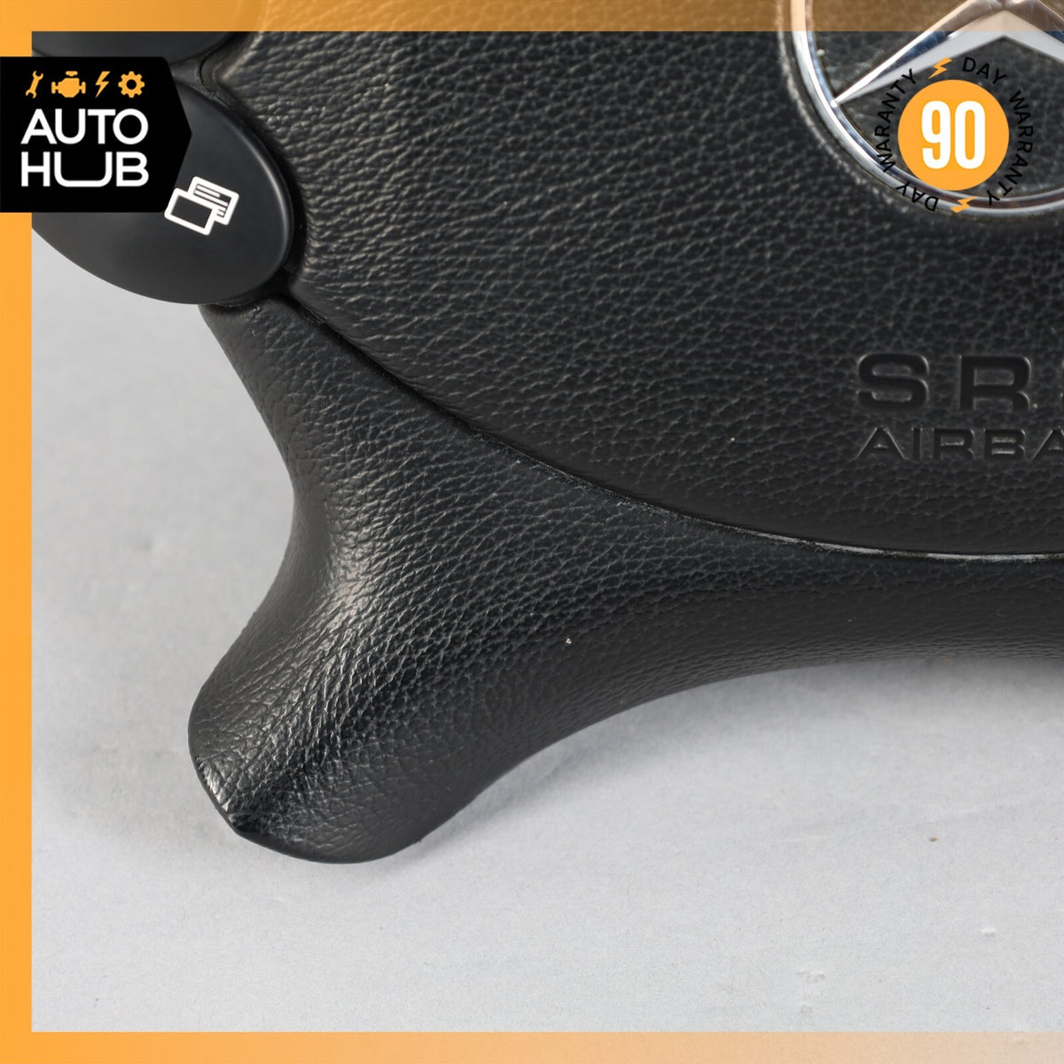 Mercedes R230 SL500 SL55 AMG CLK500 E350 Steering Wheel Airbag Air Bag Black OEM - photo 5