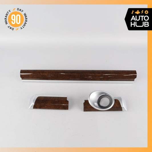 11-18 Porsche Cayenne 958 Dashboard Cover Panel Trim Molding Set Wood OEM - photo 1