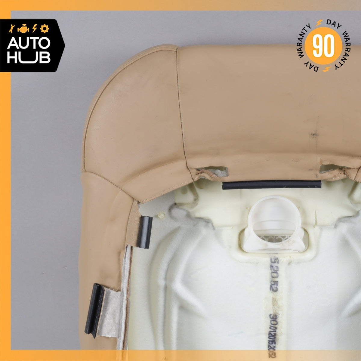 11-18 Porsche Cayenne 958 Front Right Side Seat Upper Cushion Leather OEM - photo 14