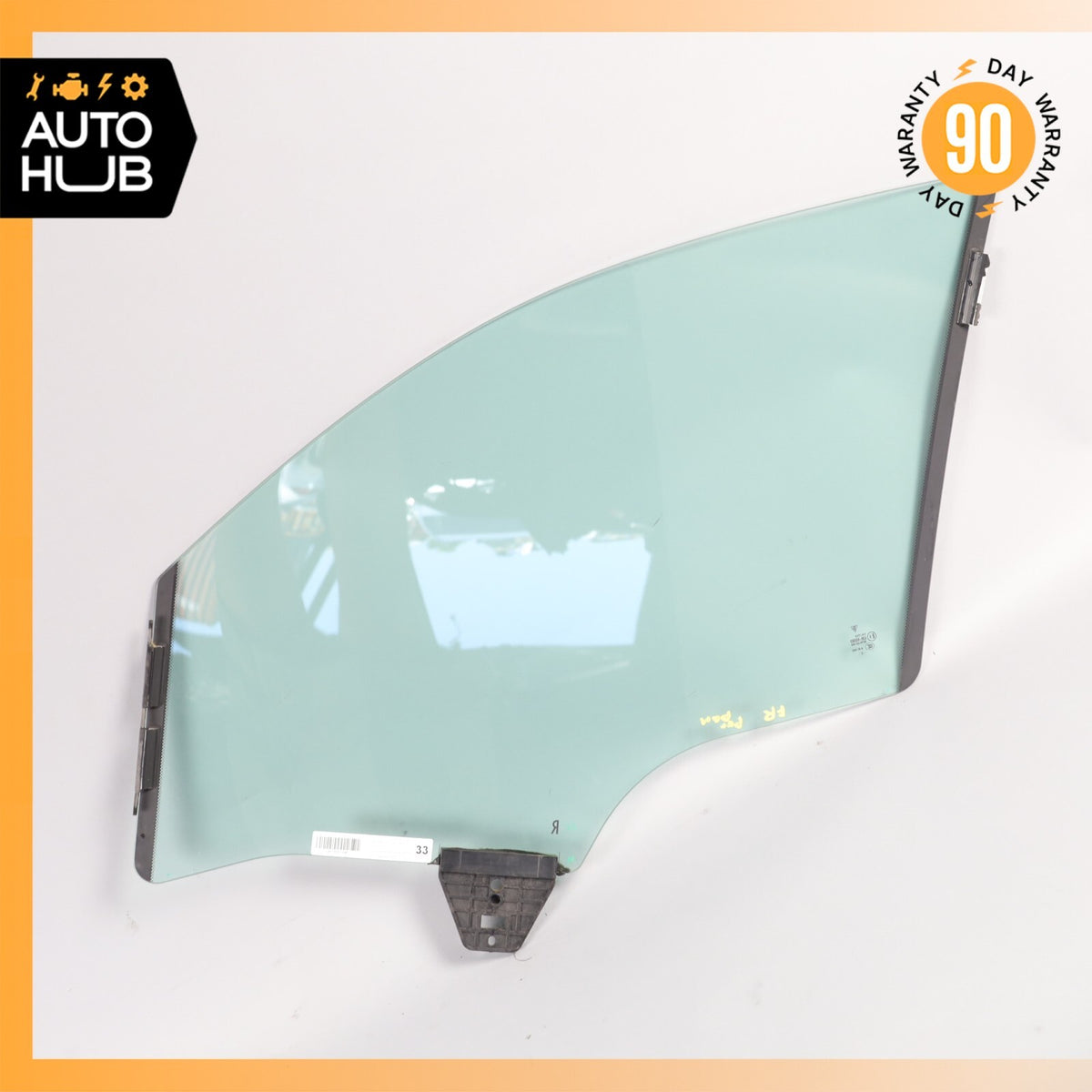 10-16 Porsche Panamera 970 Hybrid S Door Window Glass Front Right Side OEM 89k - photo 2