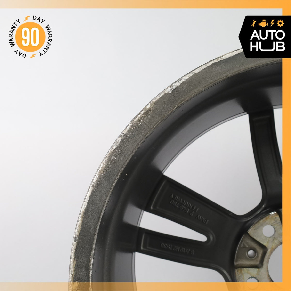 BMW F30 335i 340i 430i 8 x 19 19" Style 442 Front Wheel Rim Polished Gray OEM - photo 10