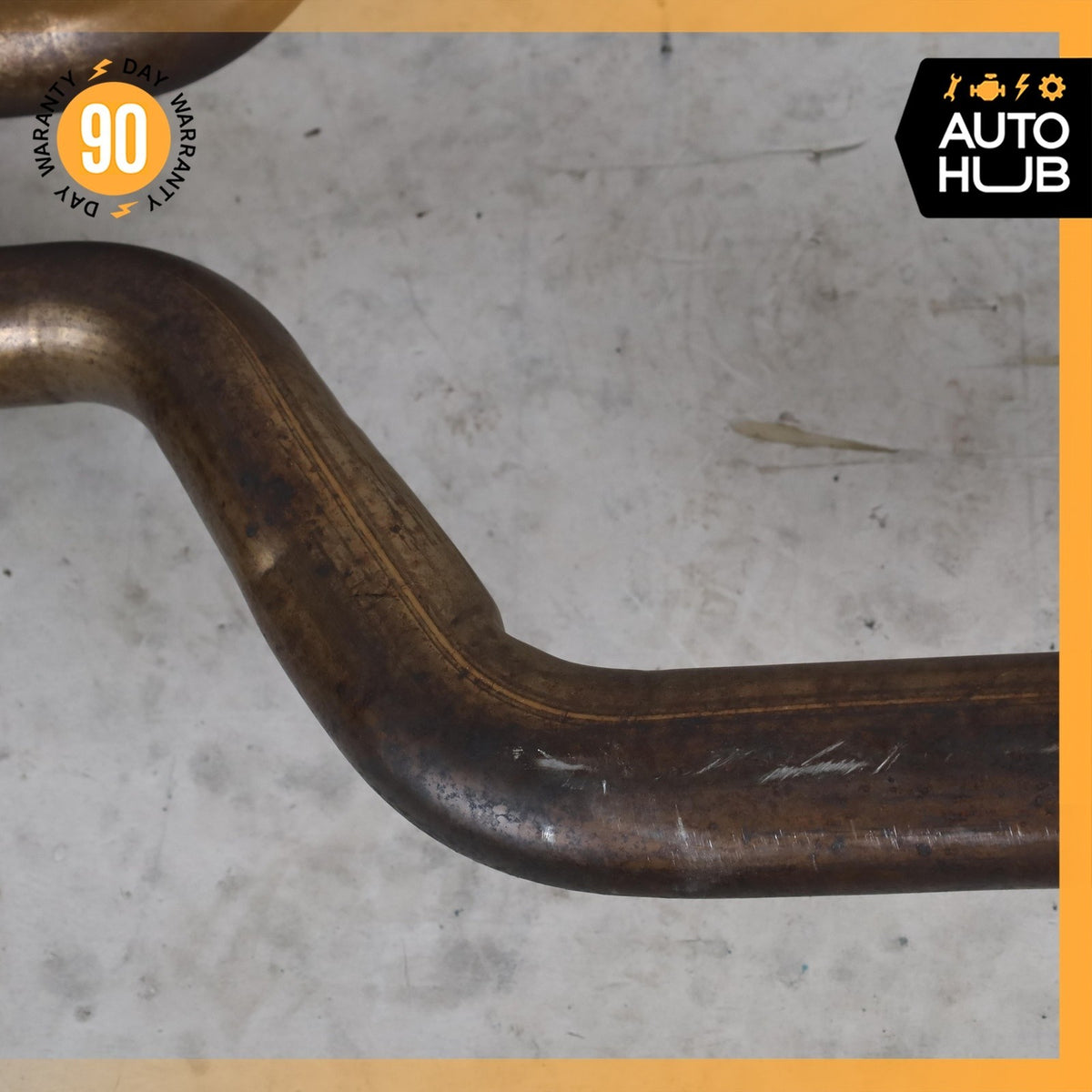 Mercedes R230 SL550 Engine Left & Right Side Exhaust Downpipe Set of 2 OEM 90k - photo 20