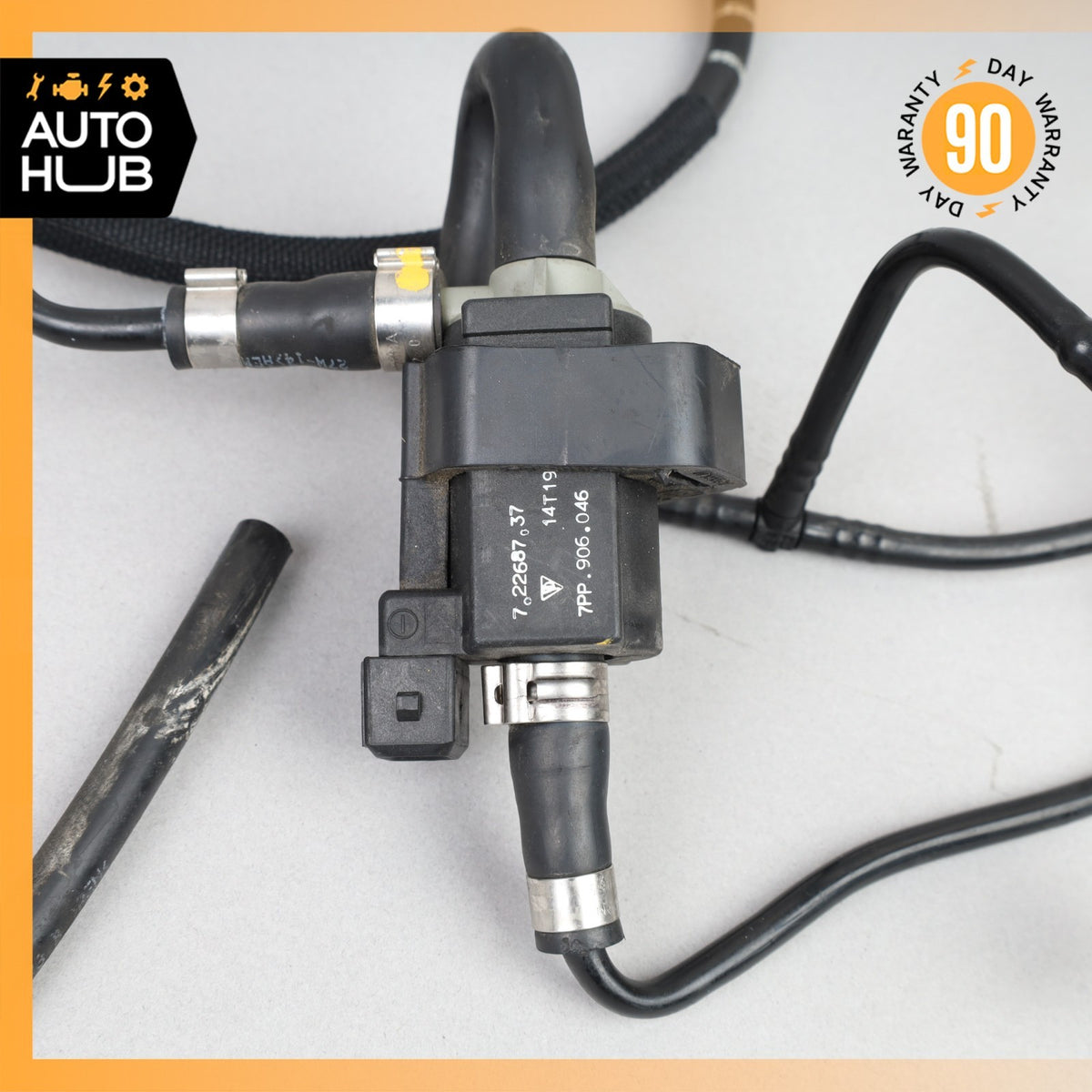 Porsche Macan 95B Engine Change Over Vacuum Solenoid Valve w/ Hose 7PP906046 OEM - photo 8