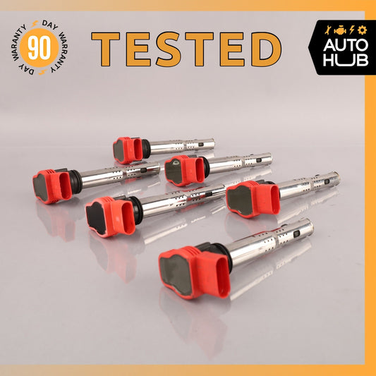 10-16 Audi B8 S4 A4 Engine Motor Starter Ignition Coil Coils Set OEM - photo 1