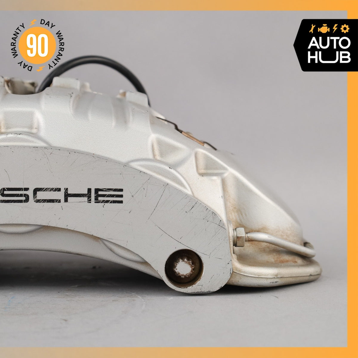 10-23 Porsche Macan Cayenne Panamera Front Brake Calipers Set 7PP615123 OEM - photo 5