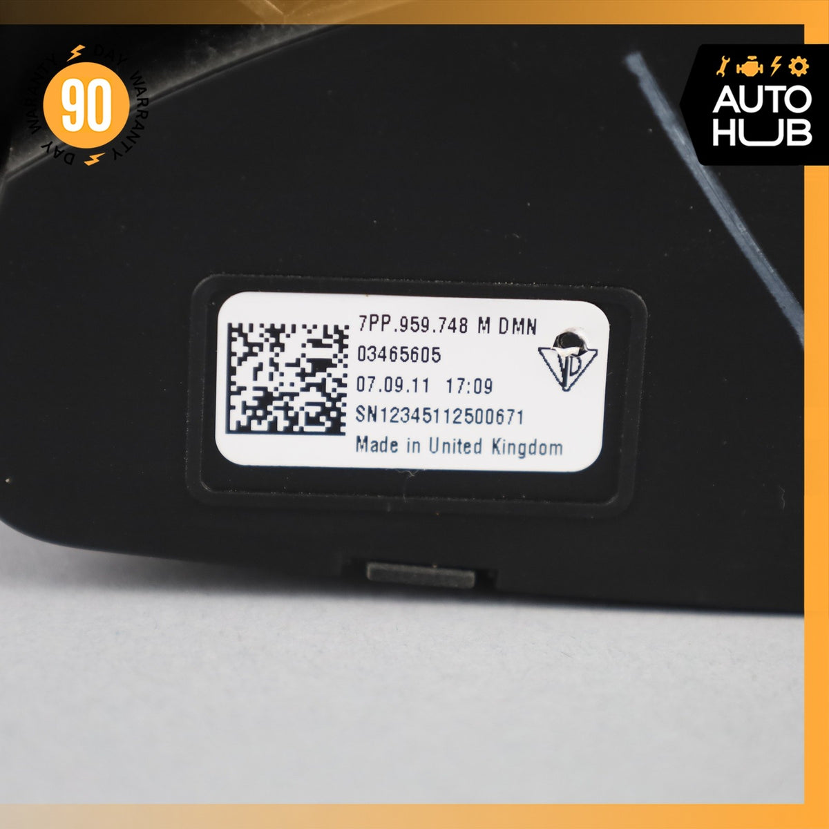 10-16 Porsche Panamera 970 Front Right Side Seat Control Switch 7PP959748M OEM - photo 9