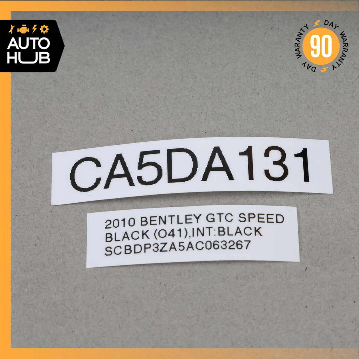 03-13 Bentley Continental GTC Speed Center Dashboard Analog Clock OEM - photo 8