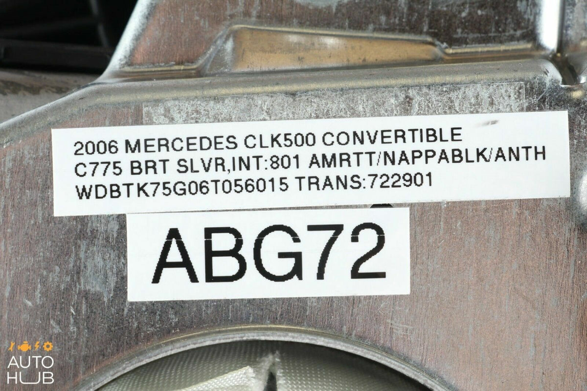 Mercedes W209 CLK500 E350 SL500 Steering Wheel Airbag Air Bag Black OEM - photo 12