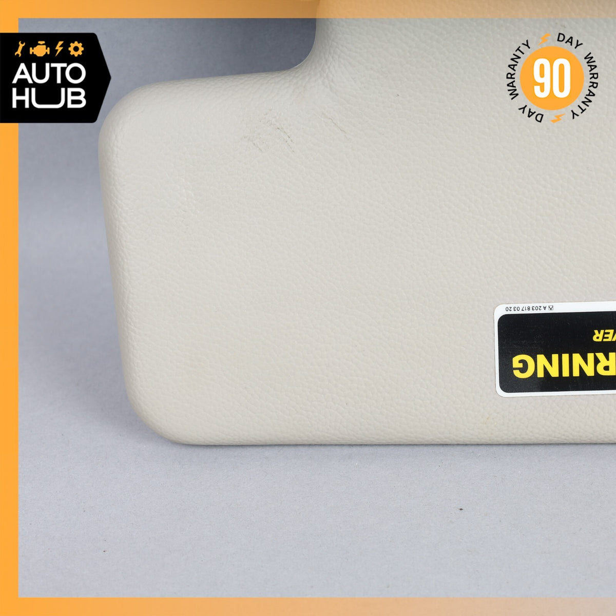 03-06 Mercedes R230 SL500 SL55 AMG Right Passenger Side Sun Visor Shade Gray OEM - photo 8