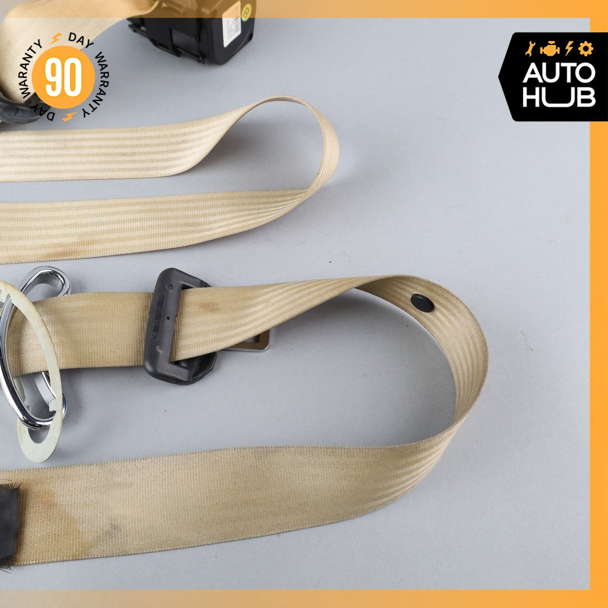 99-04 Bentley Arnage / RR Seraph Rear Right Side Seat Belt Retractor Beige OEM - photo 12