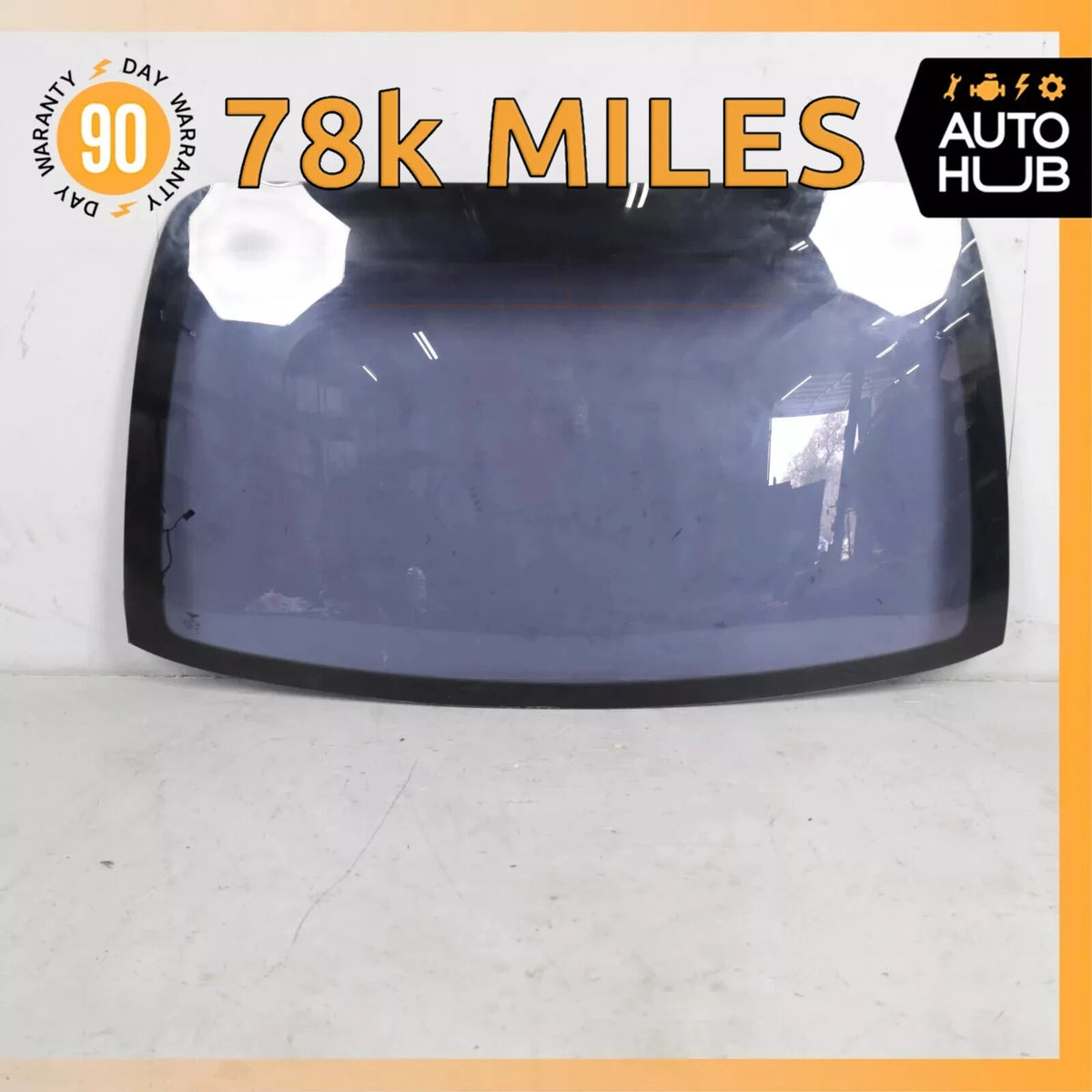 06-13 Bentley Continental Flying Spur Rear Windshield Wind Shield Glass OEM 78k - photo 1