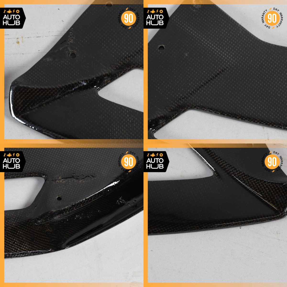 12-17 Lamborghini Aventador LP700 Front Bumper Splitters Set AF-1 Aero Function - photo 17