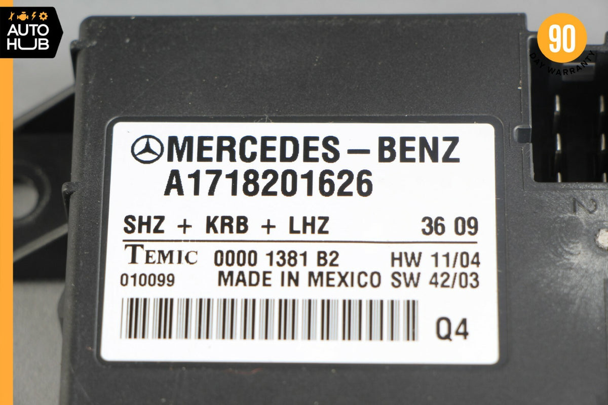 05-11 Mercedes R171 SLK300 SLK350 Heating Heated Seat Seats Control Module OEM - photo 8