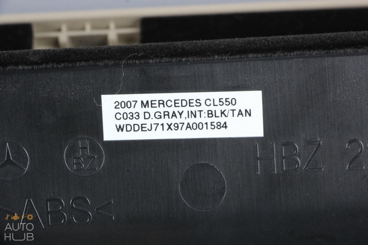 07-13 Mercedes W216 CL600 CL550 Front Left Side Under Seat Compartment Trim OEM - photo 12