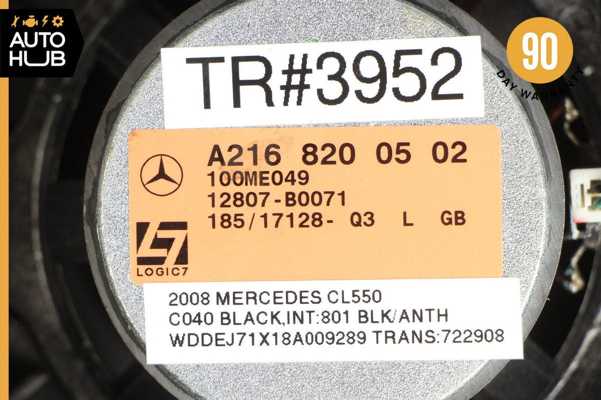 07-14 Mercedes W216 CL550 Rear Left Driver Side Door Speaker Tweeter OEM - photo 12