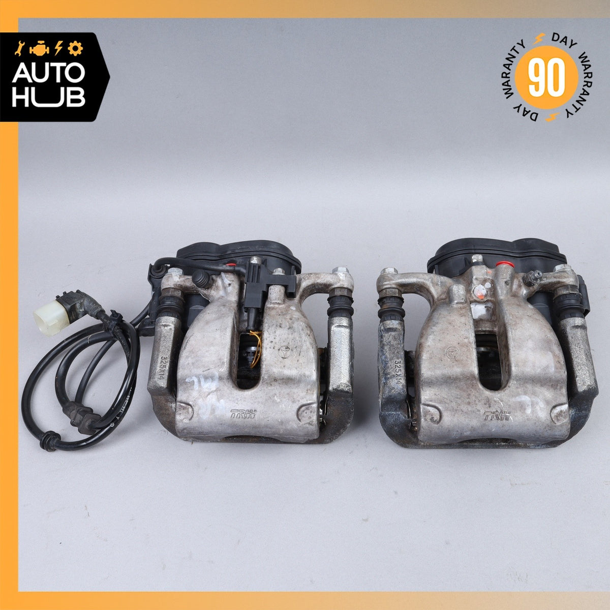 Mercedes W166 ML350 GLE350 Rear Brake Calipers w/ Actuator Set 1664230281 OEM - photo 5