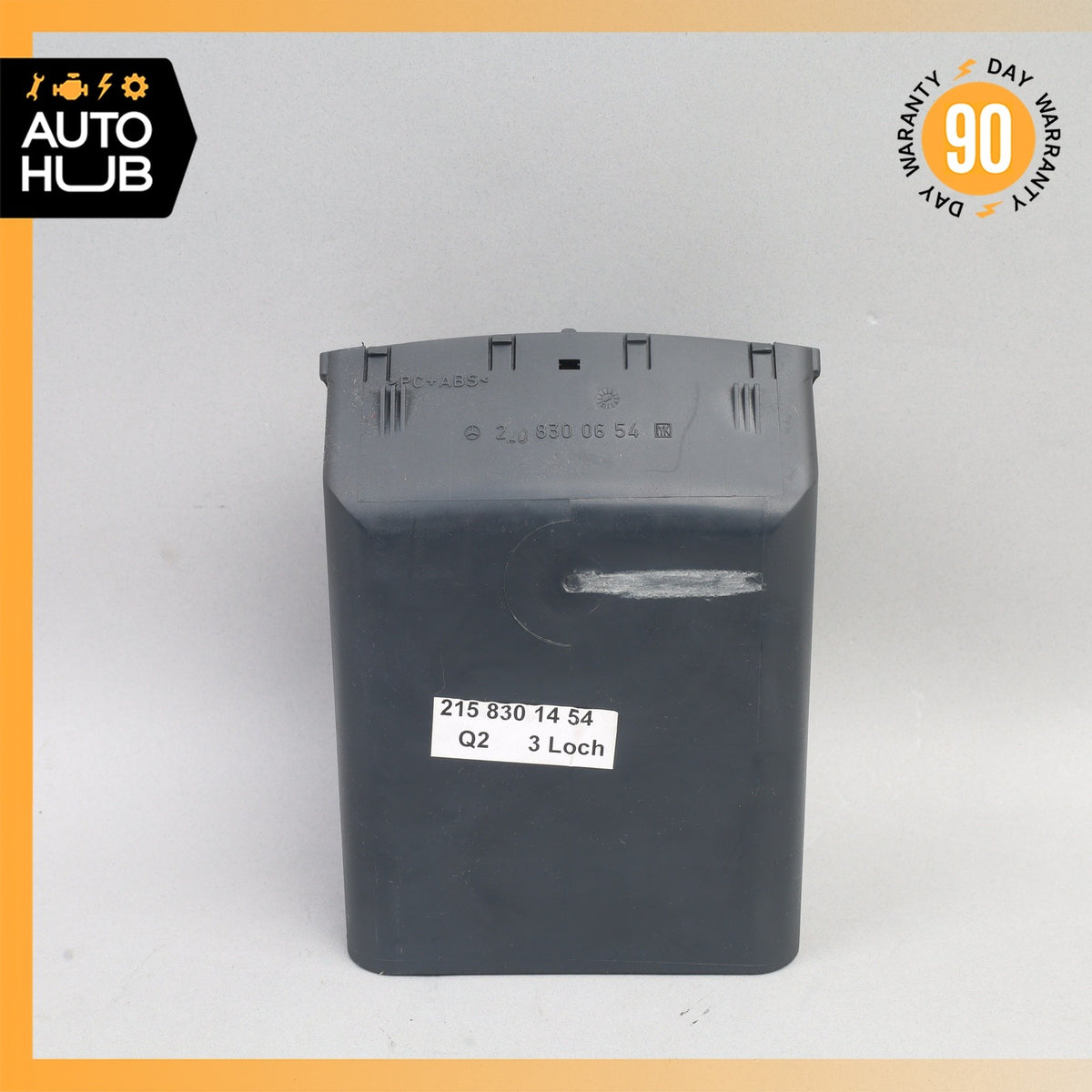 03-06 Mercedes W215 CL500 CL55 AMG Rear Center Console AC A/C Air Vent Black OEM - photo 9