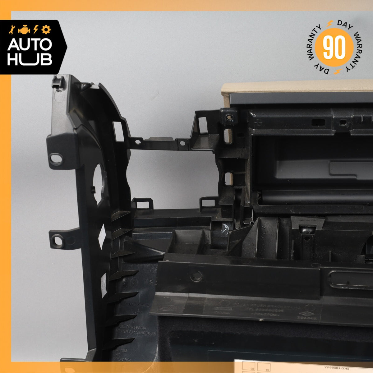 10-16 Land Rover LR4 HSE Dashboard Glove Box Compartment Beige OEM - photo 12