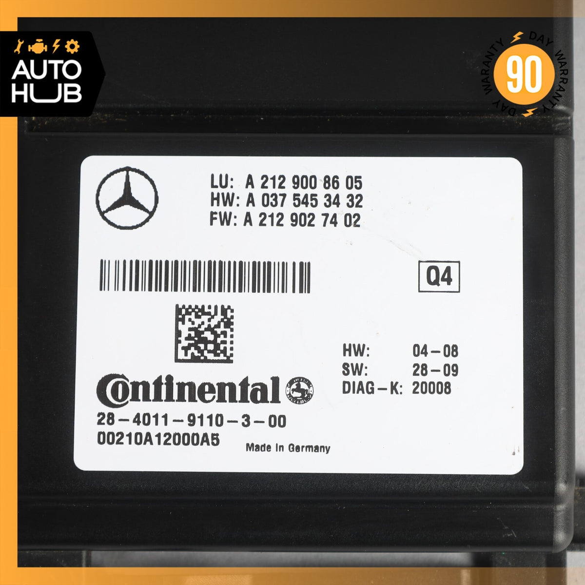 10-13 Mercedes W221 S400 S550 E550 Distronic Adaptive Cruise Control Module OEM - photo 7