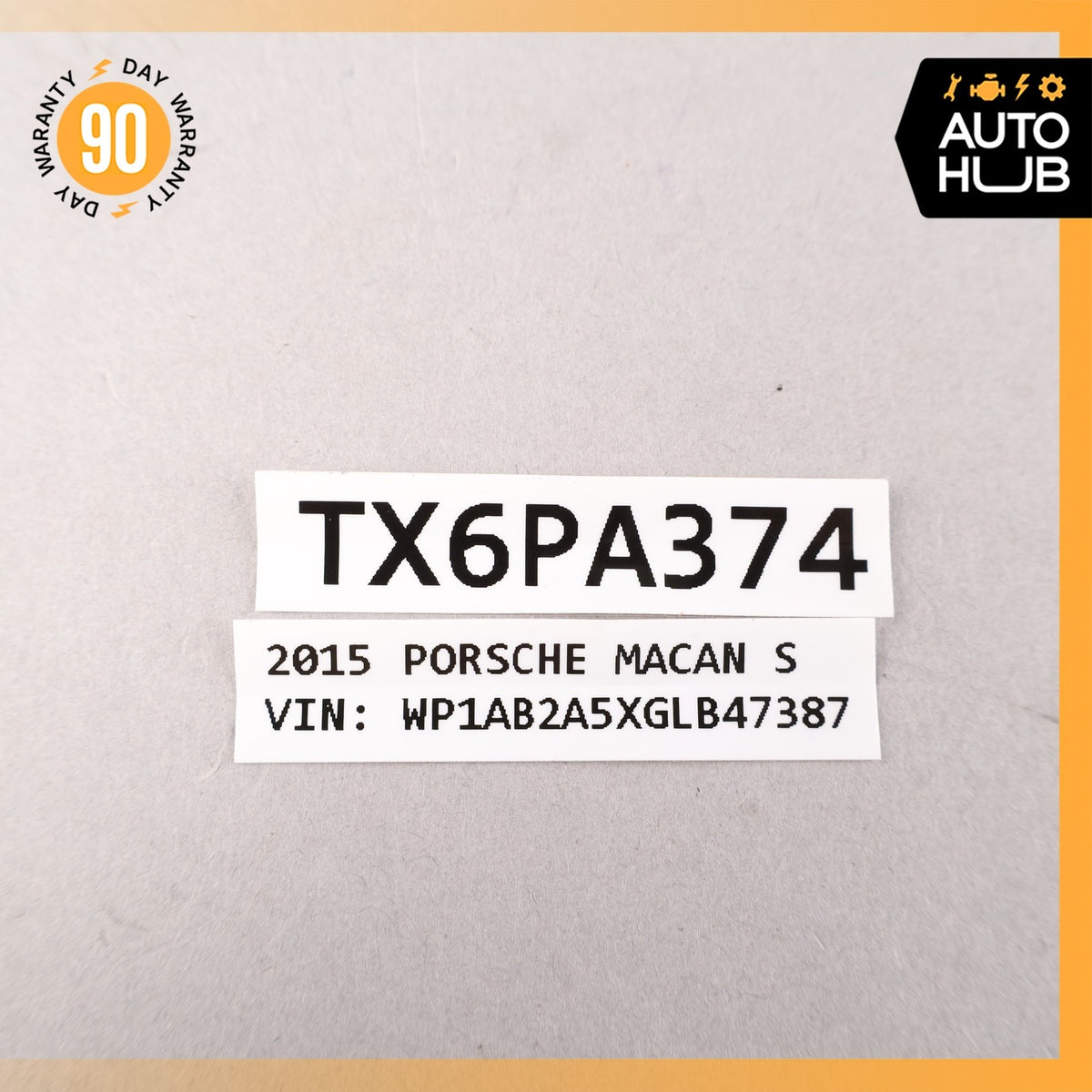 15-18 Porsche Macan 95B Front Left Exterior Door Handle Black 95B837291 OEM 74k - photo 14