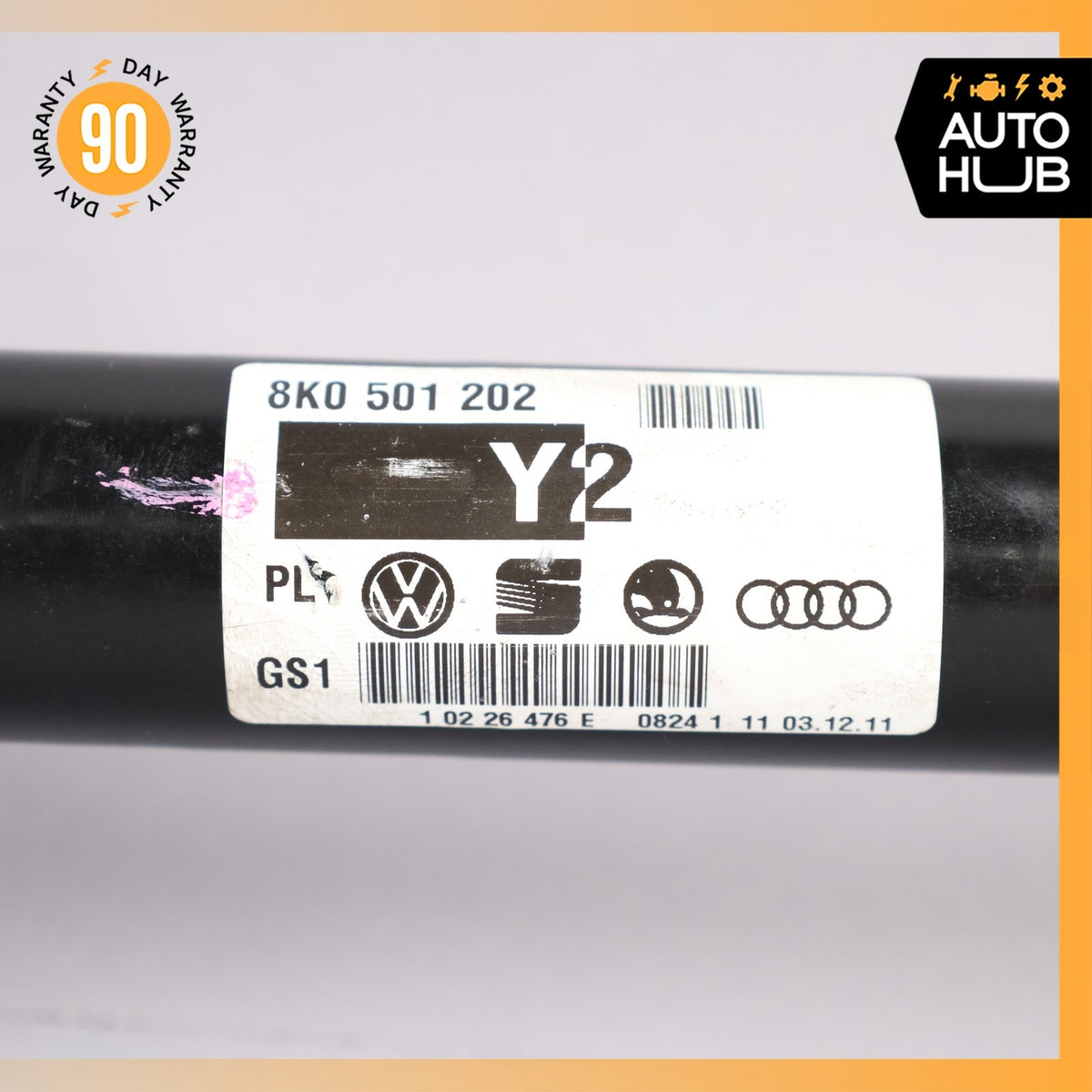 10-16 Audi B8 S4 Rear Right CV Axle Half Shaft OEM - photo 4