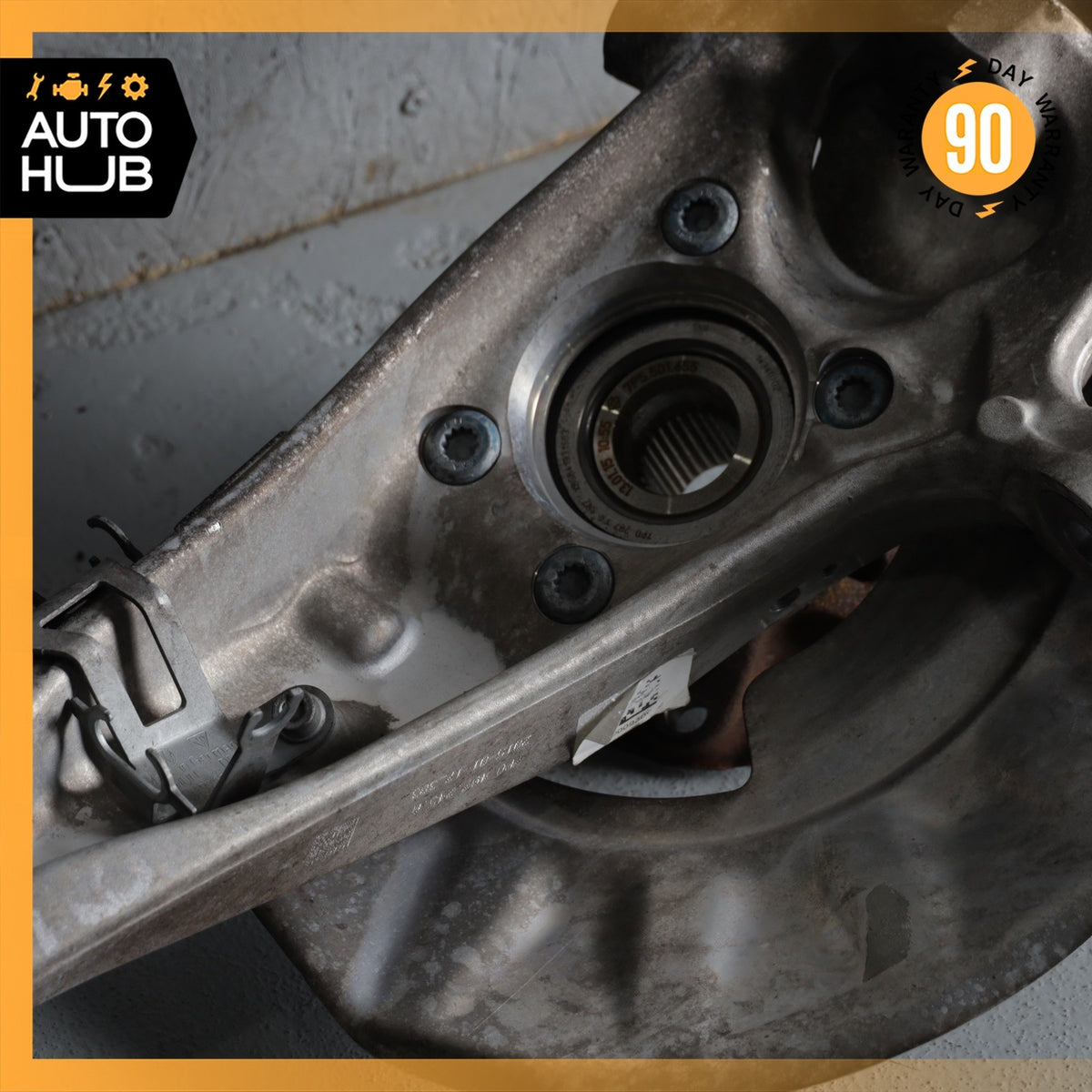 11-18 Porsche Cayenne 958 Front Left Knuckle Spindle 7P0615311B OEM - photo 19