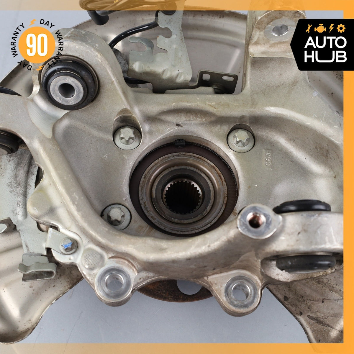 17-23 Mercedes W205 C63 AMG Rear Left Side Spindle Knuckle Hub OEM 39k - photo 12