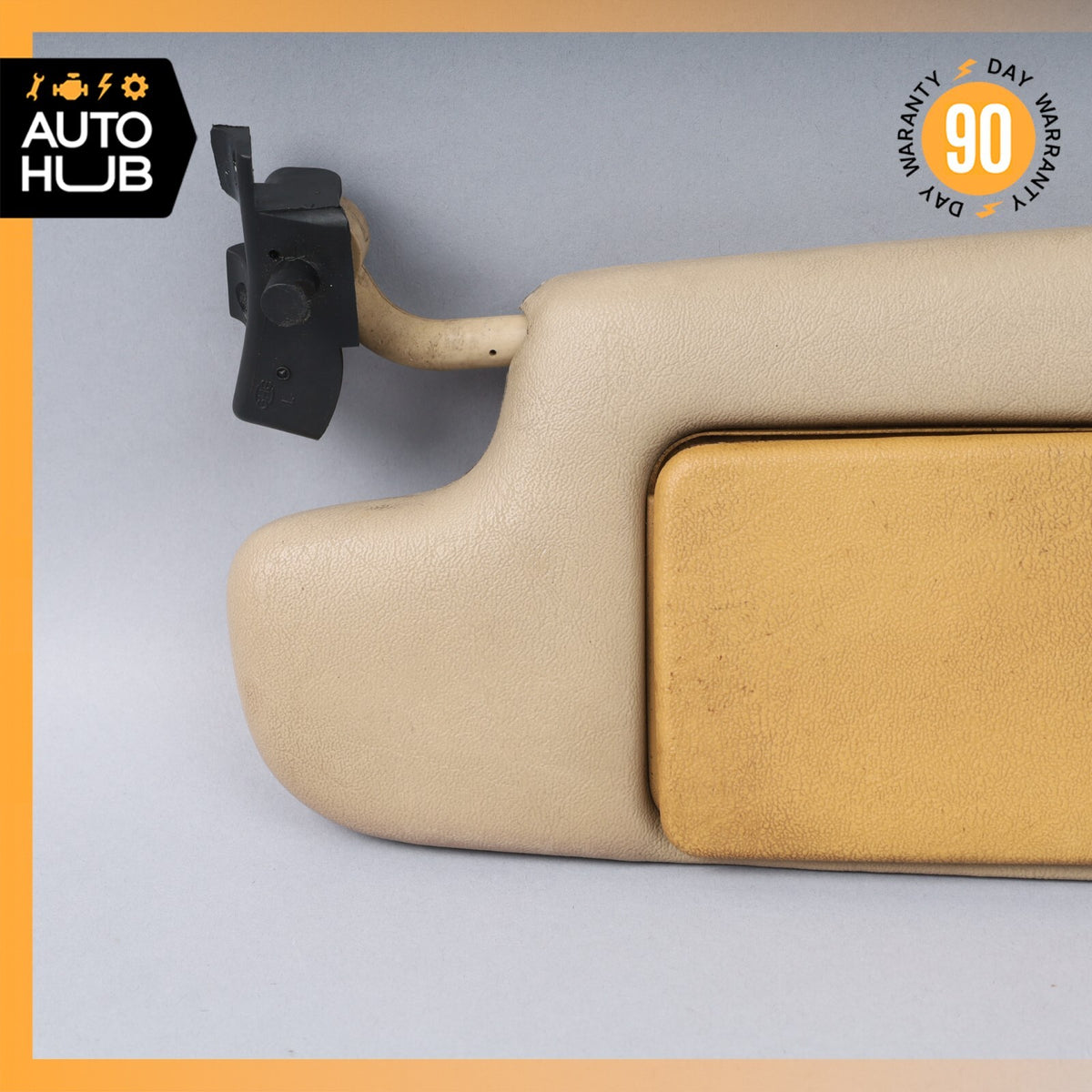 90-02 Mercedes R129 SL500 300SL Left Driver Side Sun Visor Sunvisor Beige OEM - photo 4