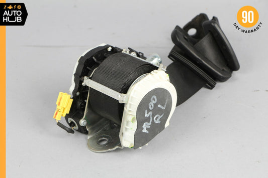 06-08 Mercedes W164 ML500 GL450 Rear Left Seat Belt Seatbelt Black OEM - photo 1