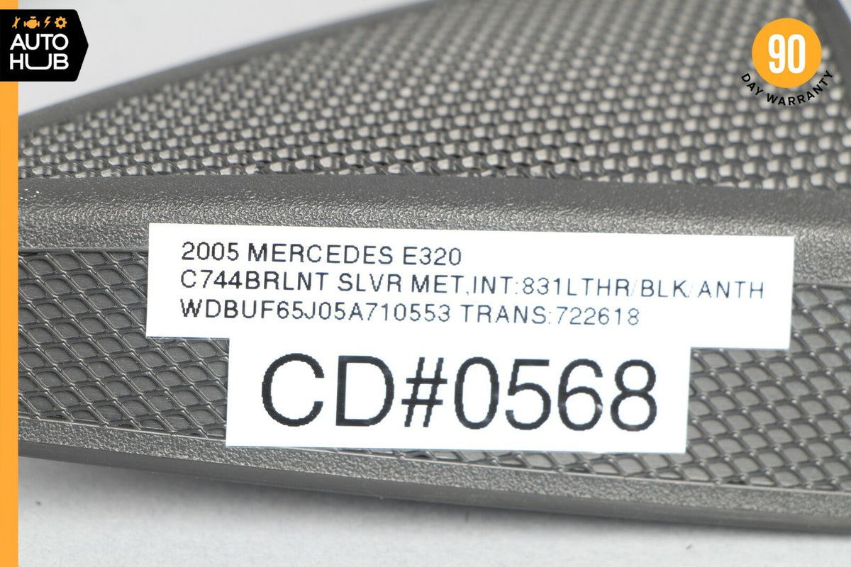 07-09 Mercedes W211 E320 E350 Tweeter Speaker Cover Left Driver Side Black OEM - photo 10