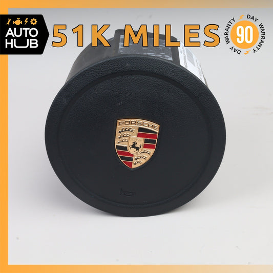 10-16 Porsche Panamera 970 E-Hybrid Steering Wheel Airbag Air Bag Black OEM 51k - photo 1
