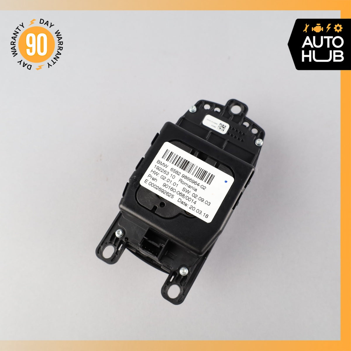 17-19 BMW F15 X5 430i IDrive Navigation Controller Knob Switch 65829866964 OEM - photo 8