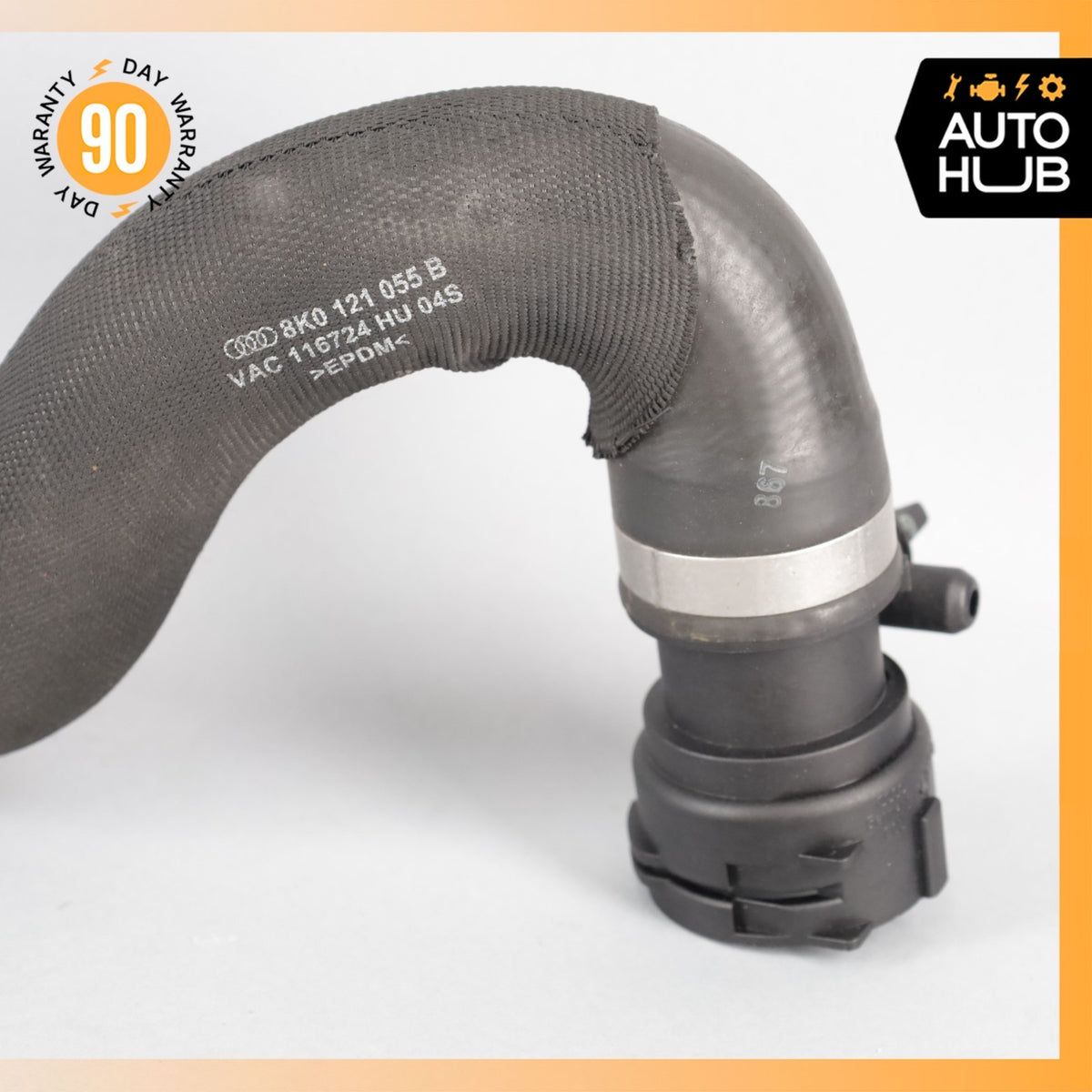 Audi S5 Engine Motor Radiator Coolant Pipe Hose 8K0121055B OEM - photo 6
