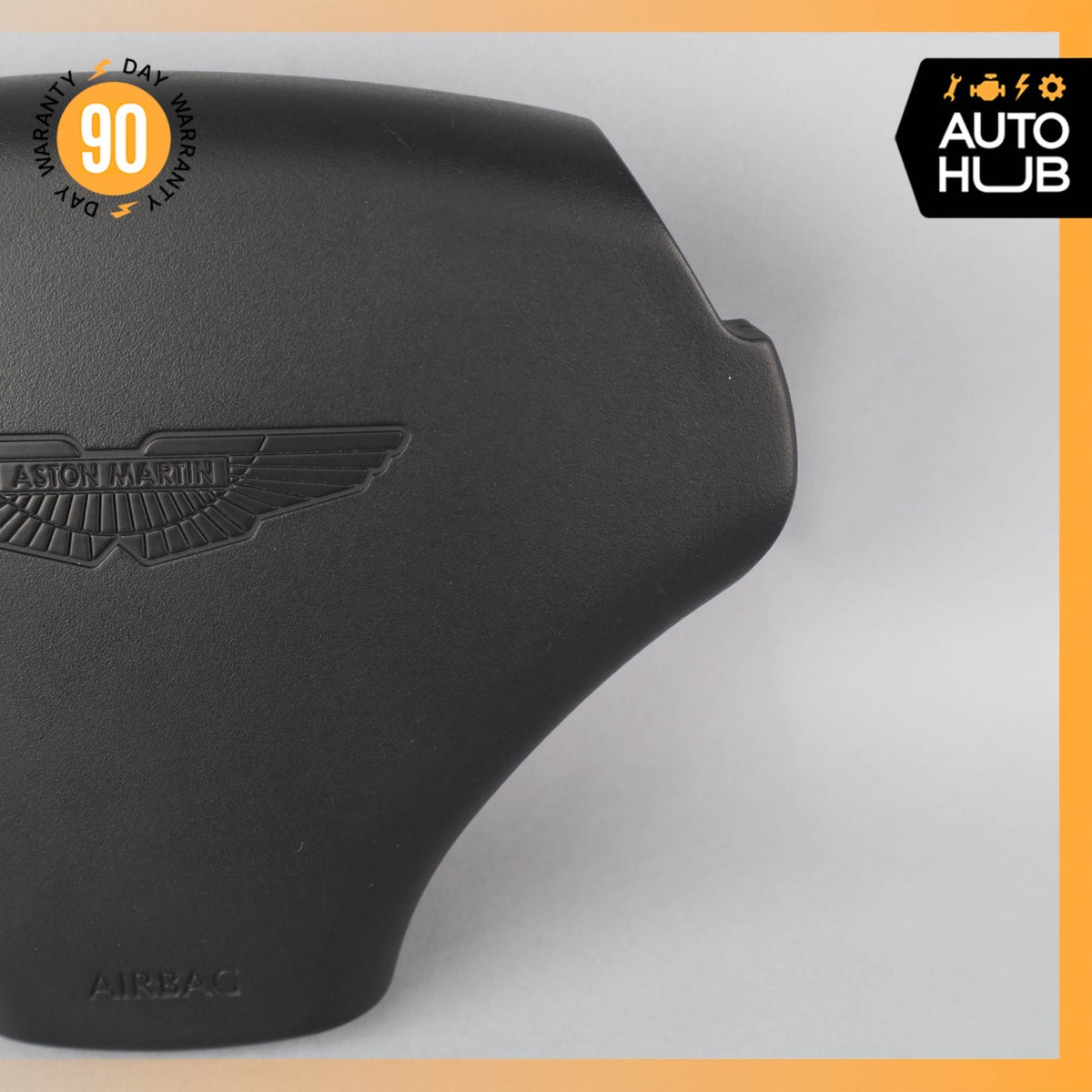 00-04 Aston Martin DB7 Vantage Driver Steering Wheel Airbag Black OEM 35k - photo 4