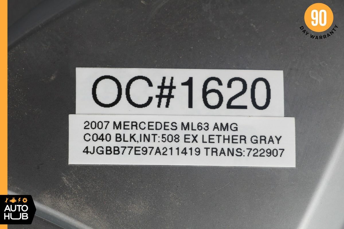 06-12 Mercedes W164 ML63 GL450 Front Right Passenger Seat Switch Trim Cover OEM - photo 12
