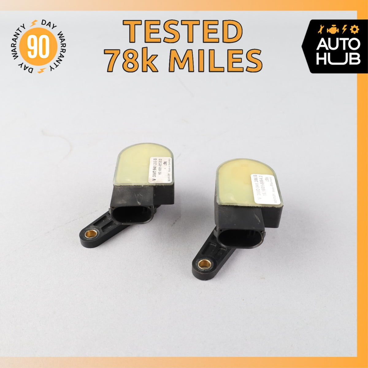 Bentley Flying Spur Front or Rear Side Suspension Level Hight Sensor Set OEM 78k - photo 1
