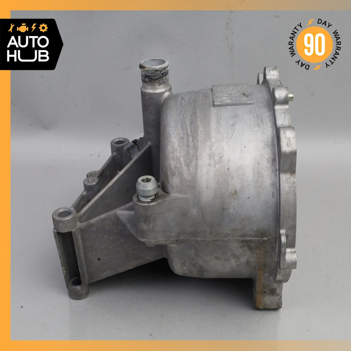03-11 Mercedes W215 CL600 S65 Water Cooled Alternator Generator Mount Housing - photo 3
