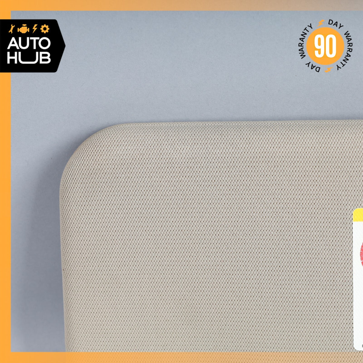 04-05 Cadillac XLR Right Passenger Side Sun Visor Shade Beige 10334541 OEM 69k - photo 3