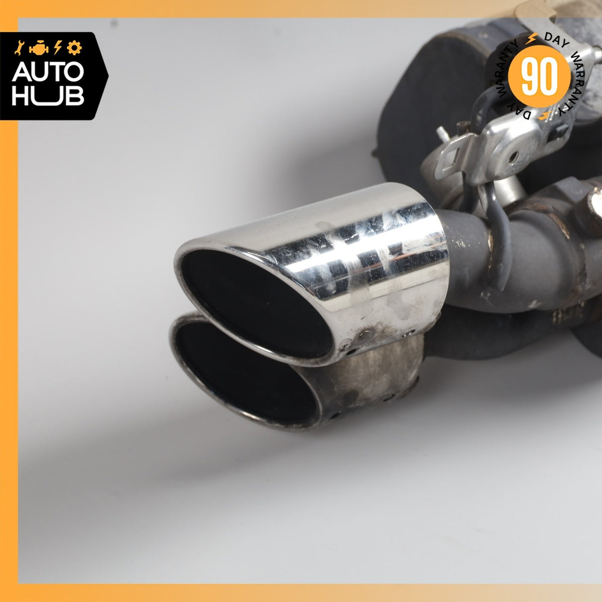 Maserati Quattroporte SQ4 M156 Exhaust Muffler Left Driver Side w/ Valve OEM 32k - photo 7